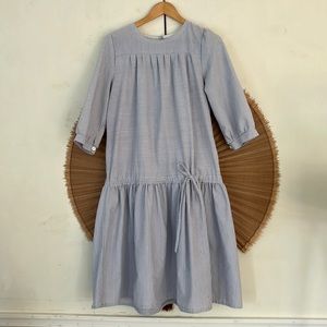 Blue handmade dress